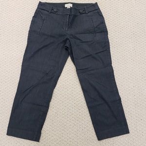 Loft Ann Taylor charcoal dress pants slacks size 2